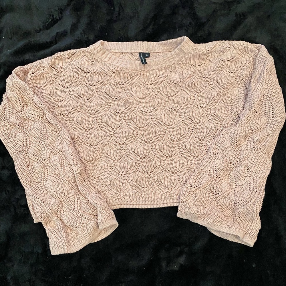 Bell sleeve sweater